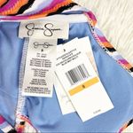 Jessica Simpson  Got The Groove Blue Mist Multi Striped Bikini Size Small Photo 2