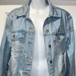 Forever 21 LA Girl Squad Distressed Denim Jacket Photo 2