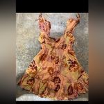 Free People Vernon Mini Dress Sleeveless Tie Shoulder Floral...Size X-Small Photo 4