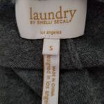 Laundry by Shelli Segal Laundry by Shelli Siegel small zip shoulder gray round neck sweater Photo 2