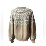 Max edition  Classic Tan Patterned Sweater Sz Small NWT Photo 6