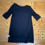 Juicy Couture Tunic Top Sequins Hem Cuff Dress Black Women's Medium Photo 7