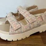 Vionic  Sandals 9 Marselle Adjustable Lug Comfort Multicolor Tweed Platform Photo 0