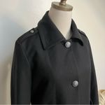 Façonnable Faconnable Black Wool Battalion Style Military Jacket Small Photo 1