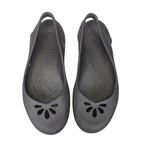 Crocs  Taylor Slingback Slip-on Shoes 200092 Black Round Toe Flats Women's Size 7 Photo 3