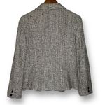Nordstrom  100% Silk Donegal Tweed Blazer Jacket | Women's Size 12‎ | Pockets Photo 4