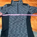 Spyder  Bocca 1/4 zip pullover shirt black gray space dye print layer ski Photo 8