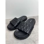 14th & Union  Slides Size 6‎ Black Womens Sandals Lightweight NEW Photo 1
