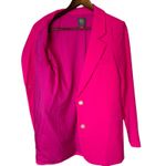 Vince Camuto Notch Collar Poly Base Blazer Hot Pink size 8 Photo 5