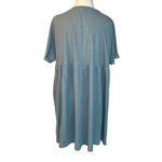 Hudson Gray  Sage Green/Gray Pullover V-Neck Mini Dress Size XL Photo 3