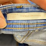 ZARA  Blue Distressed Raw Hem High Rise Skinny Jeans Womens 00 Zip Fly Classic Photo 7