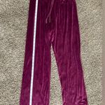 Juicy Couture  Rich Burgundy Velour Set Photo 4