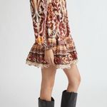 Farm Rio Long Sleeve Button Front Minidress, Small, $260 Photo 2