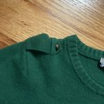 autumn cashmere Green Sweater with Patches Photo 2