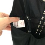 Xhilaration Xhiliration Black One Piece Silver Hardware NWOT Photo 3