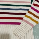 Gap  CashSoft Happy Stripe Multicolor Women's Sweater Sz S Photo 3