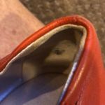 Salvatore Ferragamo  Orange-Red Silver Emblem - Size 10.5 Photo 7