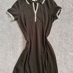 Preppy Polo Dress Black Size M Photo 0