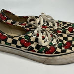 Vans cherry checkered sneakers unisex sizing Photo 0