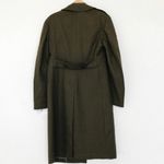 Vintage Wool US Olive Green Military Coat Size 36R Size L Photo 3