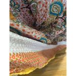 Rusttydustty Orange Boho Floral Skirt Size XL Photo 4