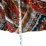 Anthropologie  Fig And Flower Maxi Dress L Petite Multi Paisley Sheer Tiered Boho Photo 8