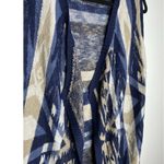 Democracy  Cardigan Size M Women's Aztec Sleeveless Open Front Soft Multicolor Photo 4