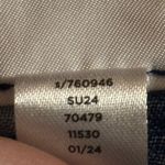 Loft Pull On Wide Leg Corfu Weekend Linen Blend Blue Floral Flowy Pants L 760946 Photo 12