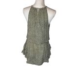 Ramy Brook Printed Bitsy Dress in Green Combo Silk Small Photo 5