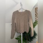 Sister Katie Oatmeal Baby Alpaca Sweater XS Tan Photo 2