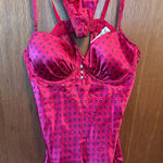 gilligan and o'malley Sexy Satin Babydoll Valentines Day Lingerie Photo 0