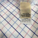 LL Bean Windowpane Wrinkle Free Pinpoint Oxford Button Up Shirt XL PETITE Size undefined Photo 8