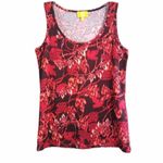 Liz Lange 2 PCS Blazer and Tank Top Medium Open Cardigan Ikat Print Lagenlook Photo 2