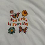 SheIn Positivity is Powerful T-Shirt Photo 2