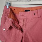 J.Crew J by  Women's Shorts Linen Blend Pink Scallop Hem Size 2 Photo 3