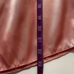 Coral Satin Embroidered Floral BabyDoll Top Size S GUC Pink Photo 7