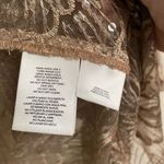 Anne Klein  sheer latte sequin embroidered layering kimono women’s L/XL Fairycore Photo 11