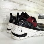 Steve Madden Shoes Women Size 8 Cliff Sneaker Black Maroon Olive Casual Athletic Photo 2