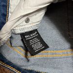 Wax Jean Medium Blue Wash Denim Shorts Photo 9