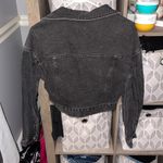 PacSun Black cropped blue jean jacket Photo 2