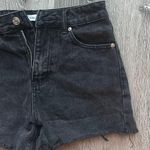 Adika Black Jean Shorts Photo 1