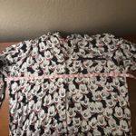 Disney  Vintage Mickey Unlimited 100% Silk Pajama Top Women's Size L Photo 4