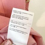 Escada Dascalopa Scalloped Pink Wool Midi Dress Button Size 44 Photo 3