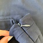 Carmen Marc Valvo  Navy Blue Soft Dress Pants Photo 6