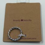Brandy Melville  Silver Chain Link Ring Size 7 Photo 0