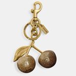 Coach  Resin Golden Cherry Bag Charm Photo 2