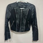 Bebe Collarless Moto Jacket Photo 0