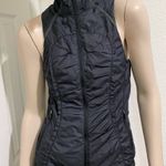 Lululemon Black Lightweight Pleated Reflective Vest Size 4 Photo 0