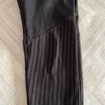 Strut this  Black Mesh One-Size Leggings Photo 1