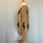 JODIFL  soft and fuzzy lightning bolt sweater Warm and Cozy. Size Large Photo 3